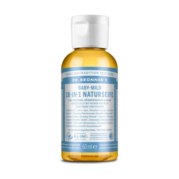 Dr. Bronner's Flüssigseife Baby-Mild, 60ml
