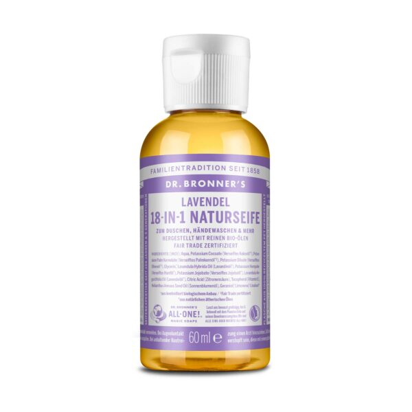 Dr. Bronner's Flüssigseife Lavendel, 60ml