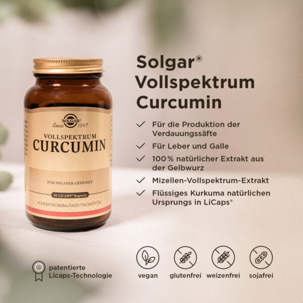 Solgar® Vollspektrum Curcumin – Bild 2