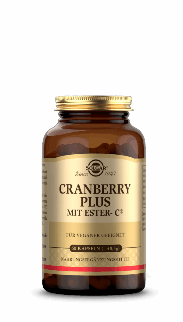 Solgar® Cranberry Plus mit Ester-C, 60 Kapseln